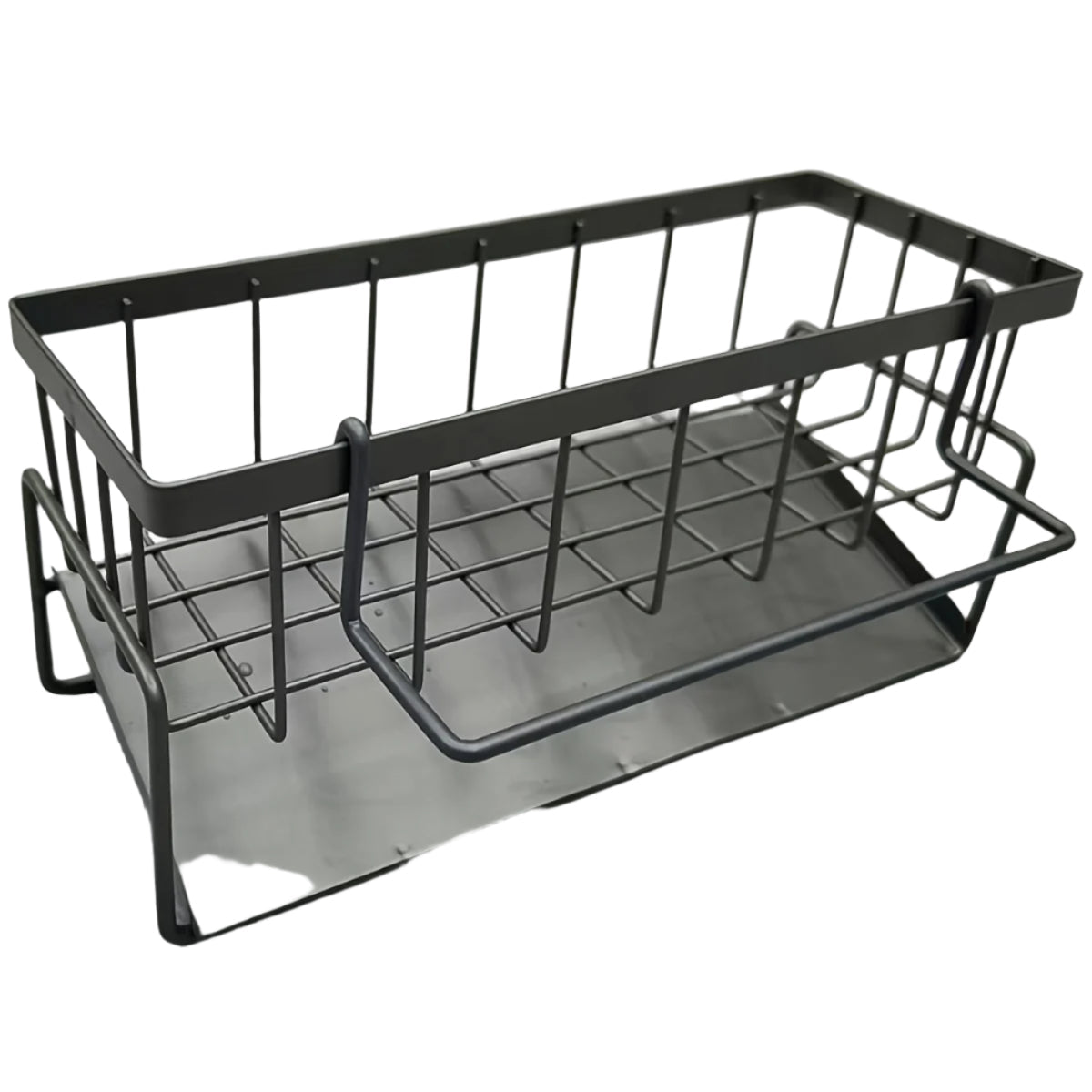 Kitchen Sink Organizer with Dishcloth Holder-1