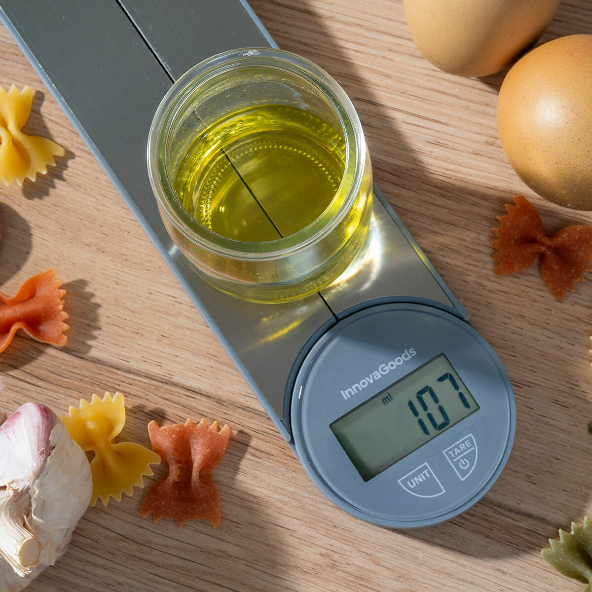 Folding Digital Kitchen Scales Skolden InnovaGoods-12