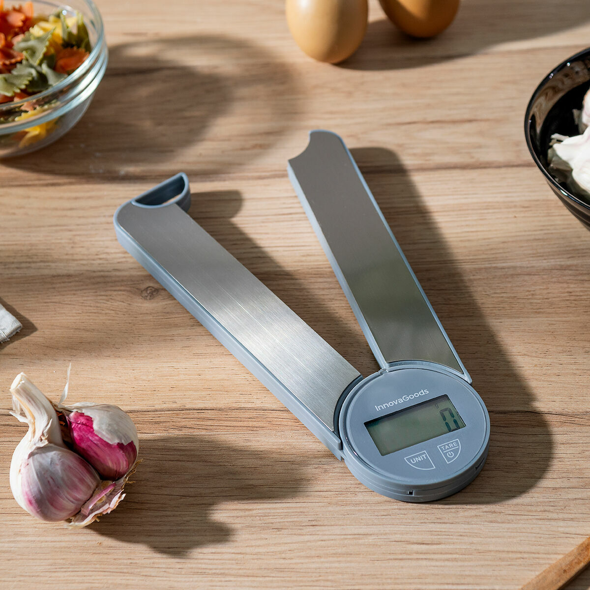 Folding Digital Kitchen Scales Skolden InnovaGoods-8