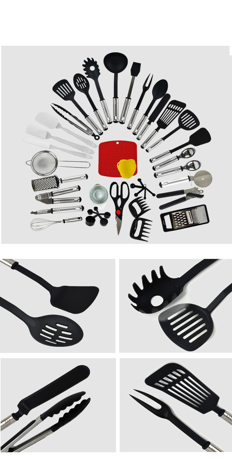 Light Luxury Nylon Kitchen Utensils Set-1