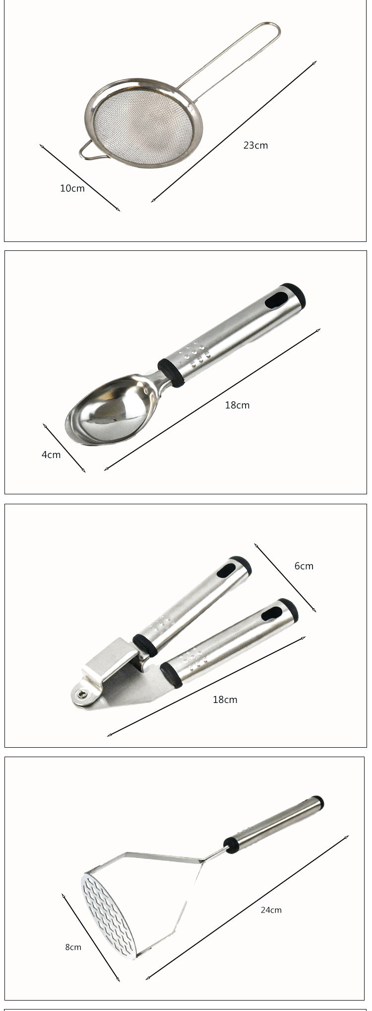 Light Luxury Nylon Kitchen Utensils Set-2