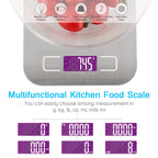 Stainless Steel Digital USB Kitchen Scales 10kg/5kg Electronic Precision postal Food Diet scale for Cooking Baking Measure Tools-4